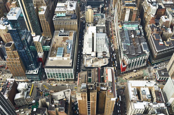 Stadsbilden utsikt över manhattan från empire state building — Stockfoto