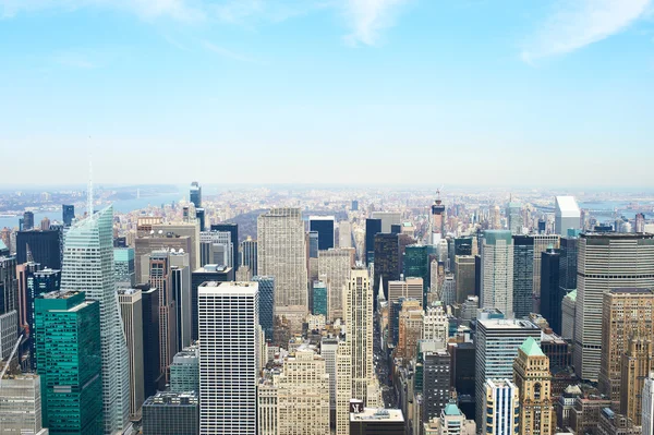 Cityscape view of Manhattan from Empire State Building Royalty Free Stock Photos