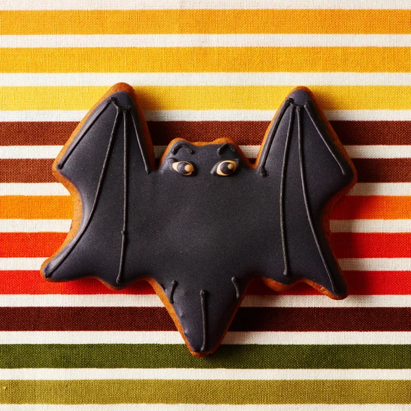 Halloween selbst gebackener Lebkuchen — Stockfoto