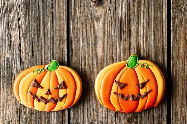 Halloween biscoitos de gengibre caseiros — Fotografia de Stock