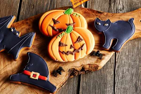 Galletas de jengibre caseras de Halloween — Foto de Stock