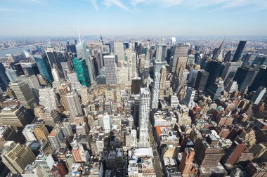 empire state Binası Manhattan'dan Cityscape bakış