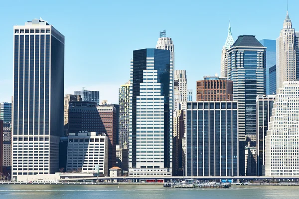 Lower Manhattan skyline — Stock Photo, Image