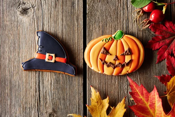 Galletas de jengibre caseras de Halloween —  Fotos de Stock