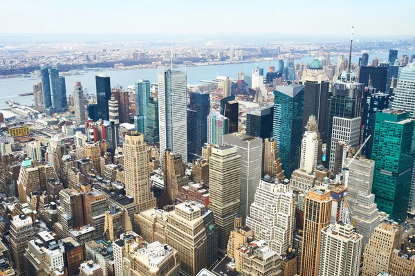 Cityscape view of Manhattan from Empire State Building Royalty Free Stock Photos