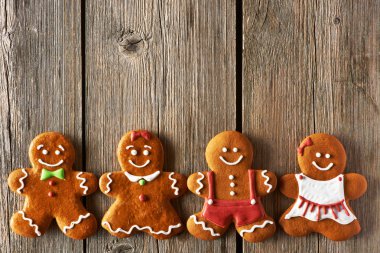 Noel gingerbread çerezleri çiftler