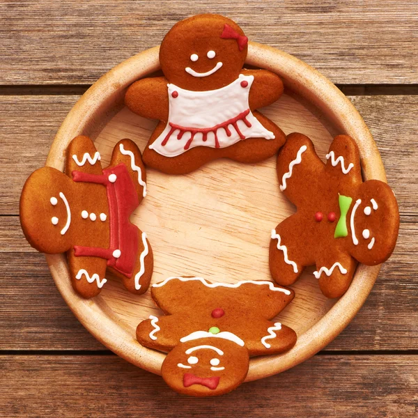 Kerst peperkoek koekjes — Stockfoto