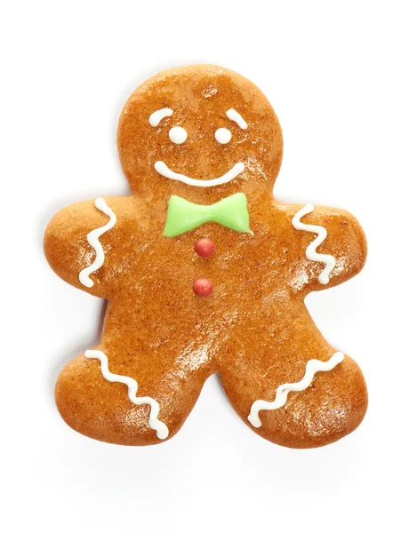 Christmas gingerbread man cookie — Stock Photo, Image