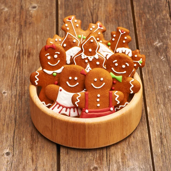 Karácsonyi mézeskalács sütik — Stock Fotó