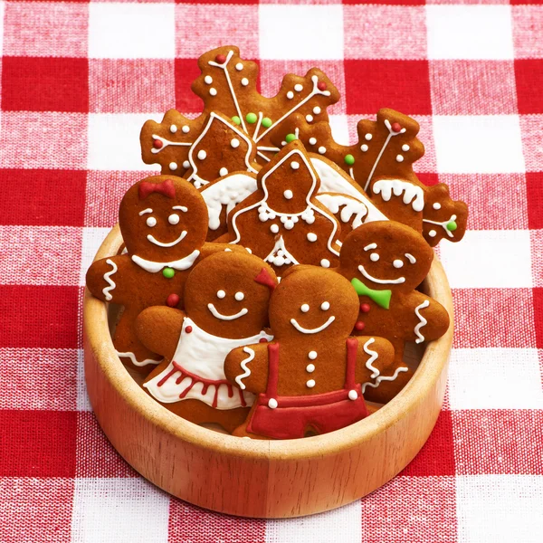 Christmas gingerbread cookies — Stock Photo, Image