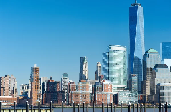 Ciudad de Nueva York Manhattan skyline — Foto de Stock