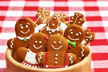 Christmas gingerbread cookies clipart