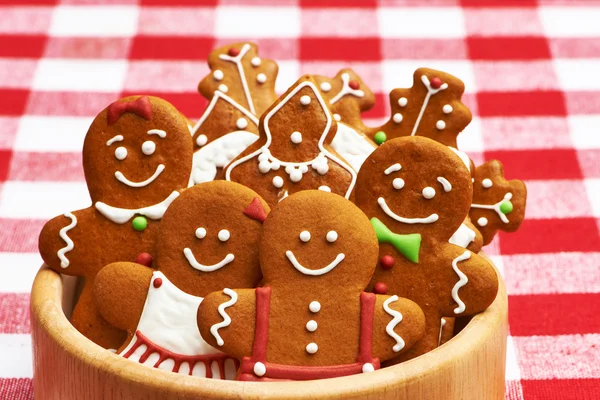 Kerst peperkoek koekjes — Stockfoto