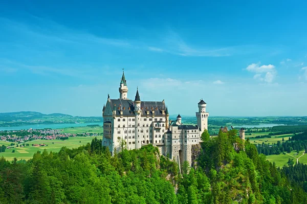 Castelo de Neuschwanstein na Alemanha — Fotografia de Stock