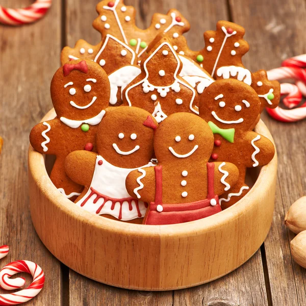 Christmas gingerbread cookies — Stock Photo, Image