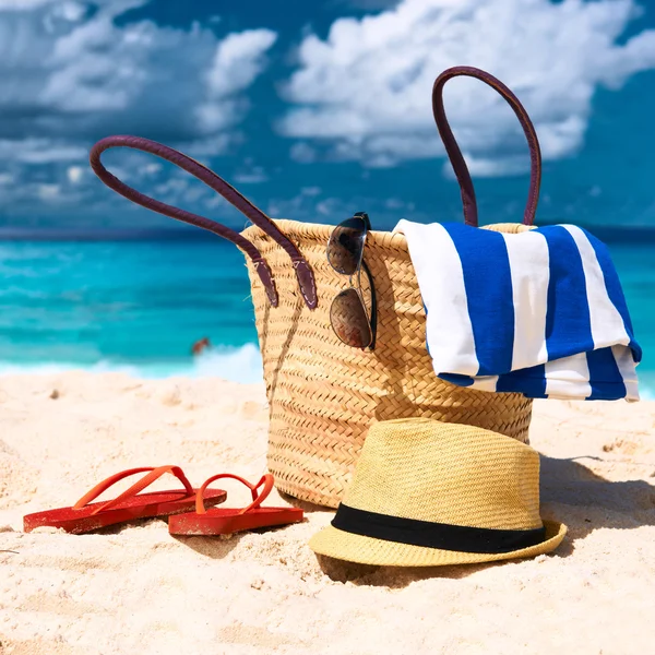 Güzel bir plaj çantası — Stok fotoğraf