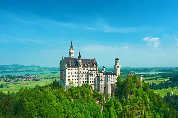 Castle of Neuschwanstein in Germany Stock Picture