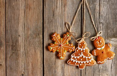 Noel ev yapımı zencefilli kurabiye