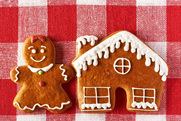 Χριστούγεννα σπιτικό μελόπιτα cookie κορίτσι — Φωτογραφία Αρχείου