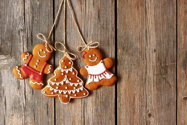 Biscuits au pain d'épice maison de Noël — Photo