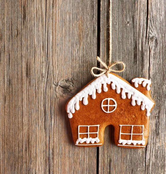 Boże Narodzenie dom cookie — Zdjęcie stockowe
