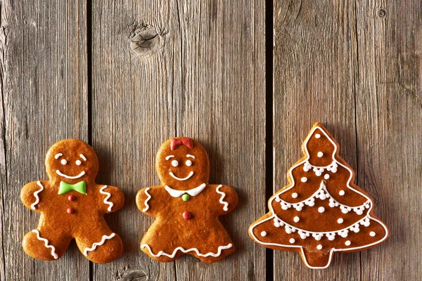 Christmas  couple   cookies — Stock Photo, Image