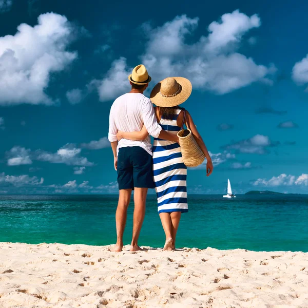 Paar in Seychellen — Stockfoto