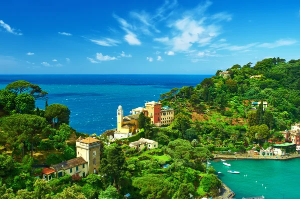 Portofino village on Ligurian coast — Stock Photo, Image