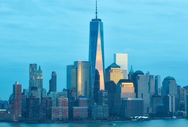 New York Şehri Manhattan ufuk çizgisi