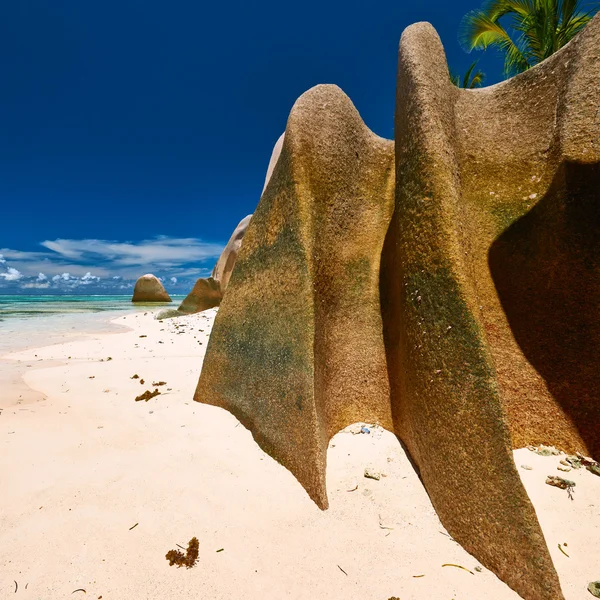 Beautiful beach at Seychelles — Stock Photo, Image