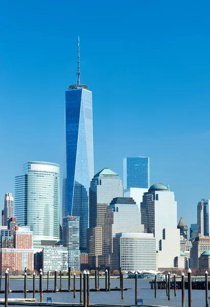 Ciudad de Nueva York Manhattan skyline — Foto de Stock