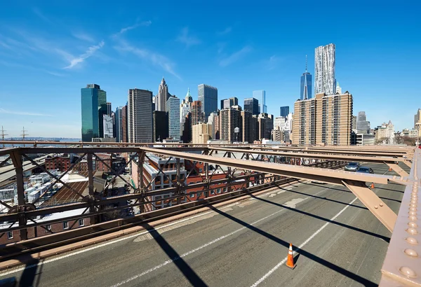 Lower Manhattan skyline — Stock Photo, Image