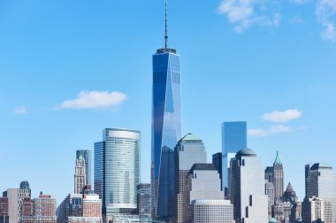 New York Şehri Manhattan ufuk çizgisi