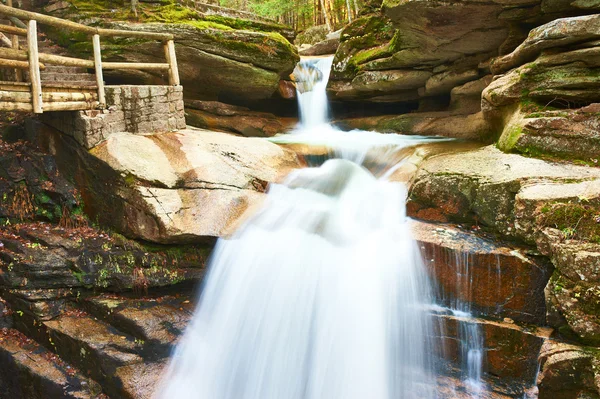 Sabbat fällt in weißen Berg — Stockfoto