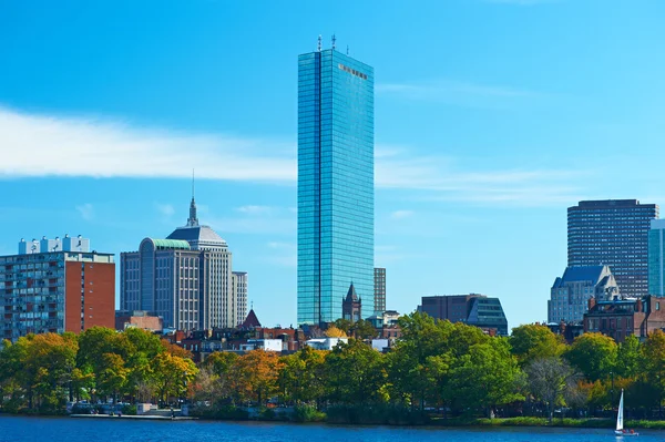 Boston und Charles River — Stockfoto