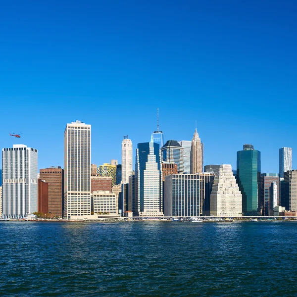 Skyline di Lower Manhattan — Foto Stock