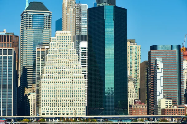 Skyline del Bajo Manhattan — Foto de Stock