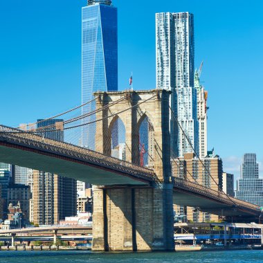 aşağı manhattan skyline görünümü