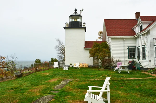 Vuurtoren op Acadia National Park (Maine) — Stockfoto