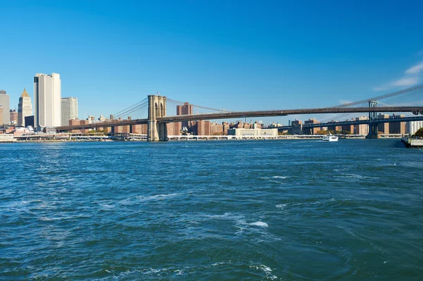 Lower Manhattan skyline — Stock Photo, Image