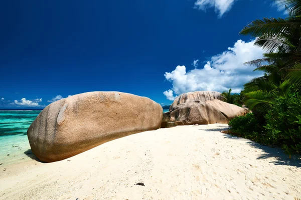 Prachtige strand van Seychellen — Stockfoto