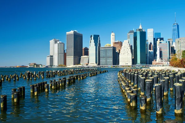 低いマンハッタンのスカイライン — ストック写真