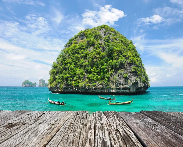 Unbewohnte Insel in Thailand — Stockfoto