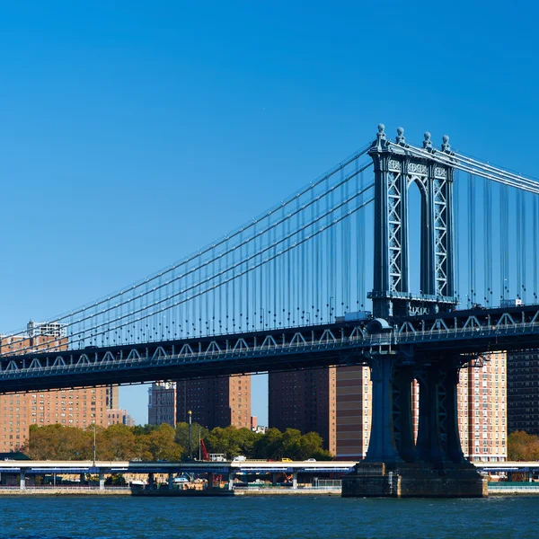 New York'taki Manhattan Köprüsü — Stok fotoğraf