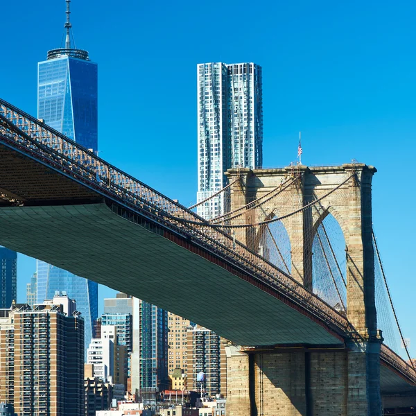 Skyline von New York City Manhattan — Stockfoto