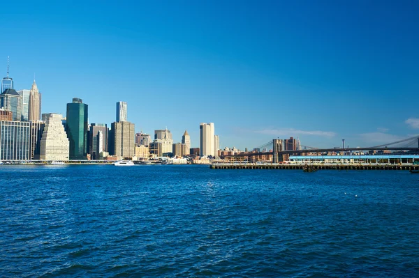 Skyline del Bajo Manhattan — Foto de Stock