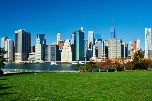 Linha do horizonte de Manhattan — Fotografia de Stock