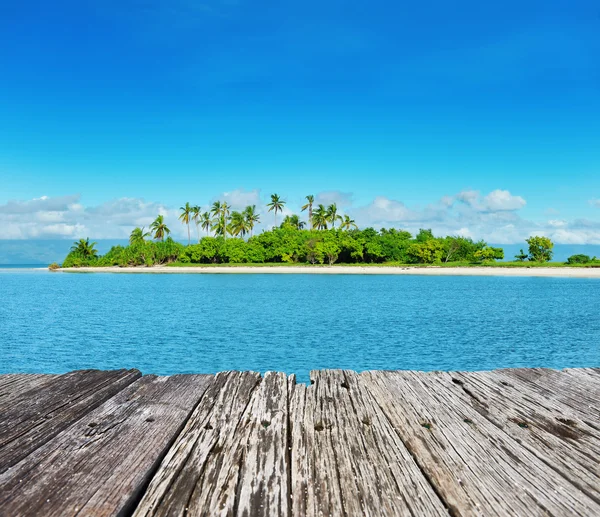Obebodd ö i Filippinerna — Stockfoto
