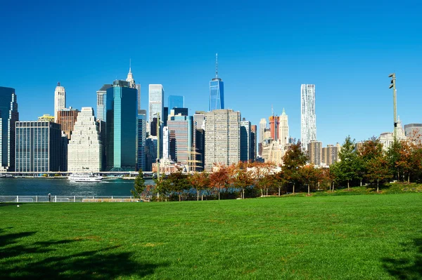 Manhattan Skyline sur Hudson River — Photo