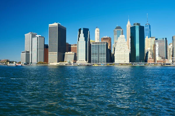 Vista del horizonte del Bajo Manhattan — Foto de Stock